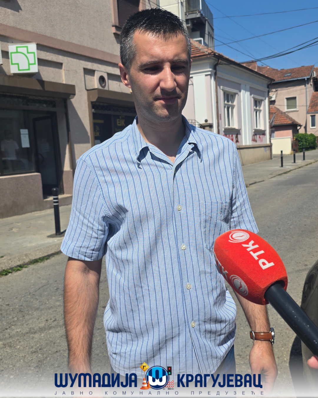 За РТК  данас је говорио Владимир Којић, помоћник директора ЈКП Шумадија Крагујевац
