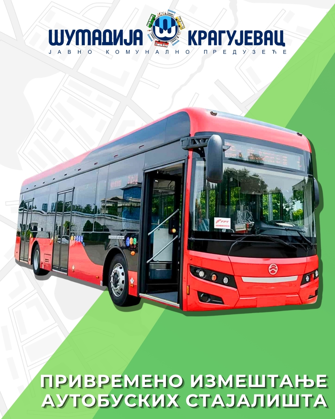 Privremeno izmeštanje autobuskih stajališta zbog izvođenja radova na Sušičkom mostu